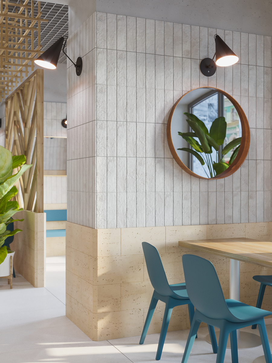 THIẾT KẾ QUÁN CAFE & ROLL